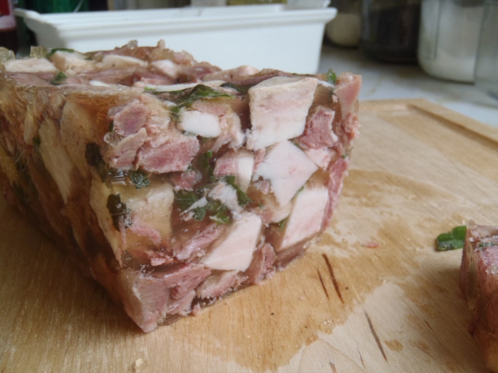 Headcheese, straight from the terrine