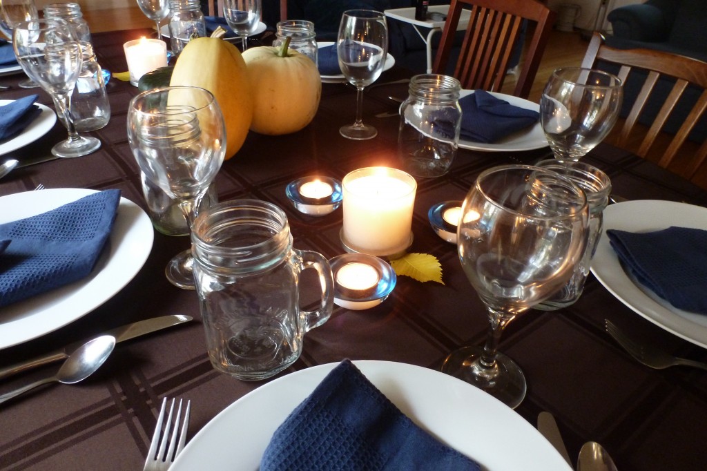 The Thanksgiving table