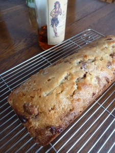Fruitcake, soon to be saturated with Sailor Jerry