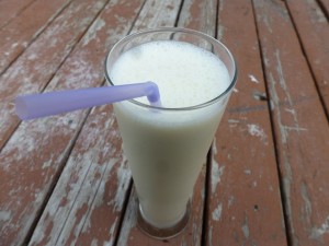 A malted milkshake