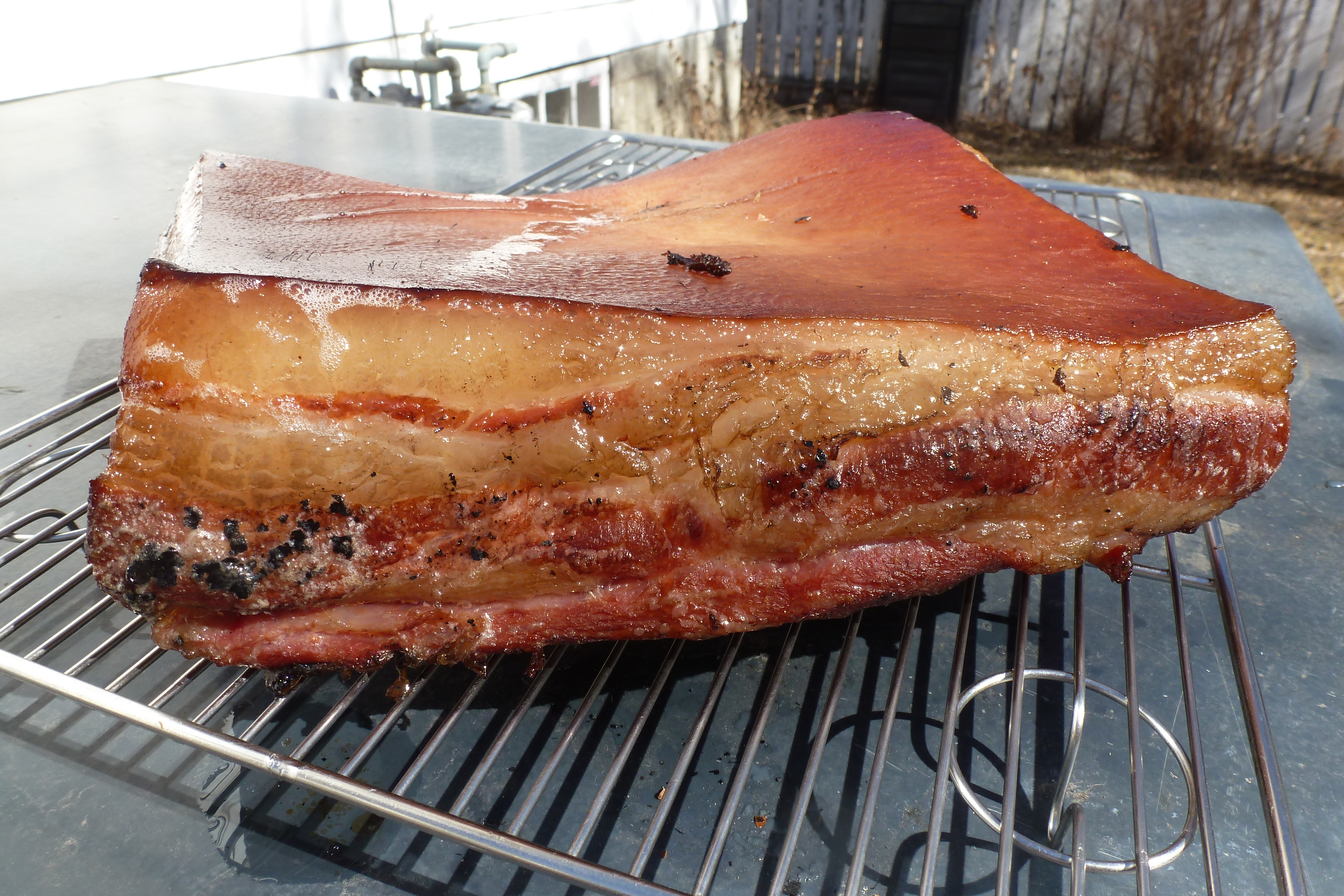 Bacon, freshly smoked