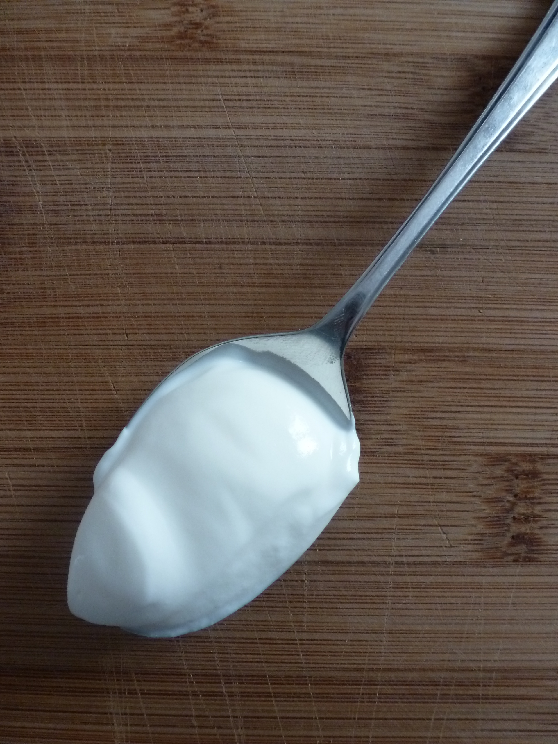 A spoonful of crème fraîche