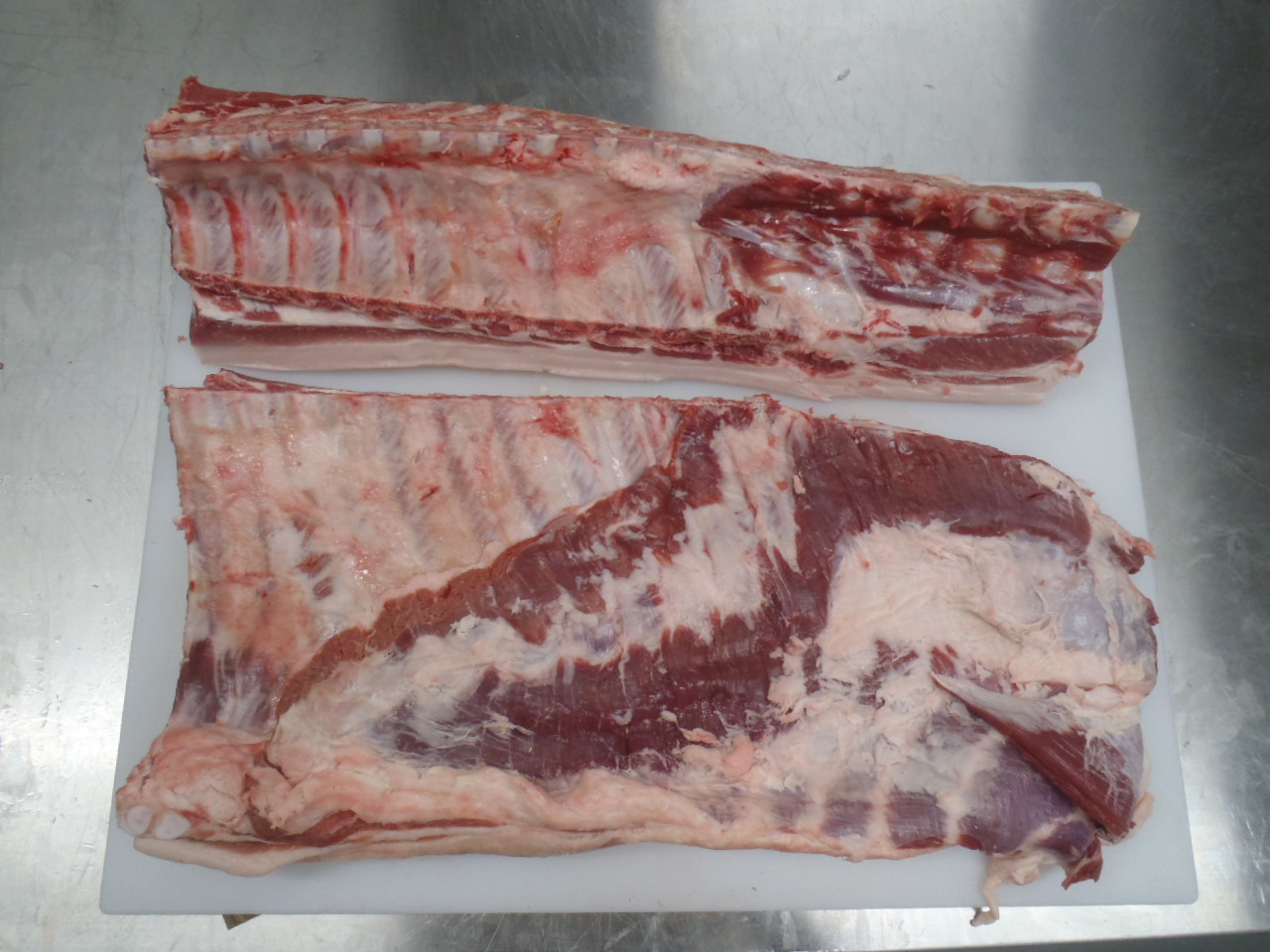 Loin and belly, separated