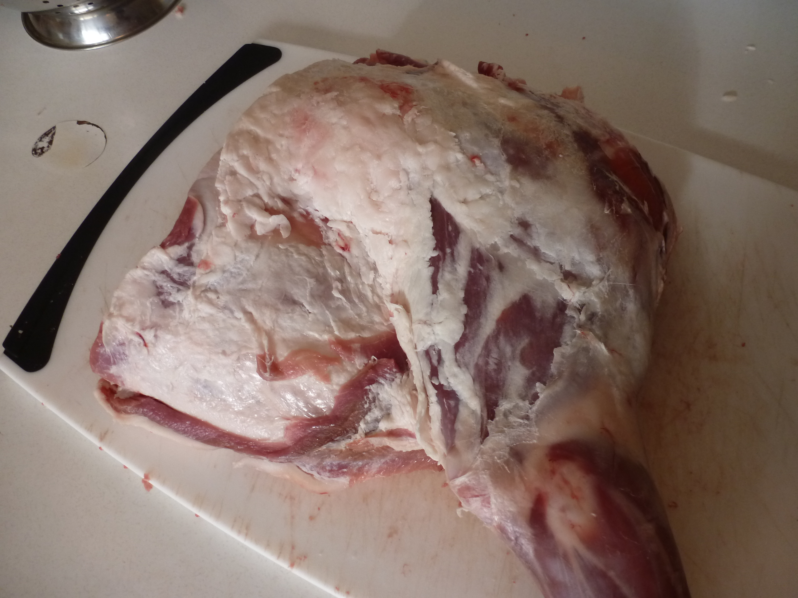 Lamb front, fell removed