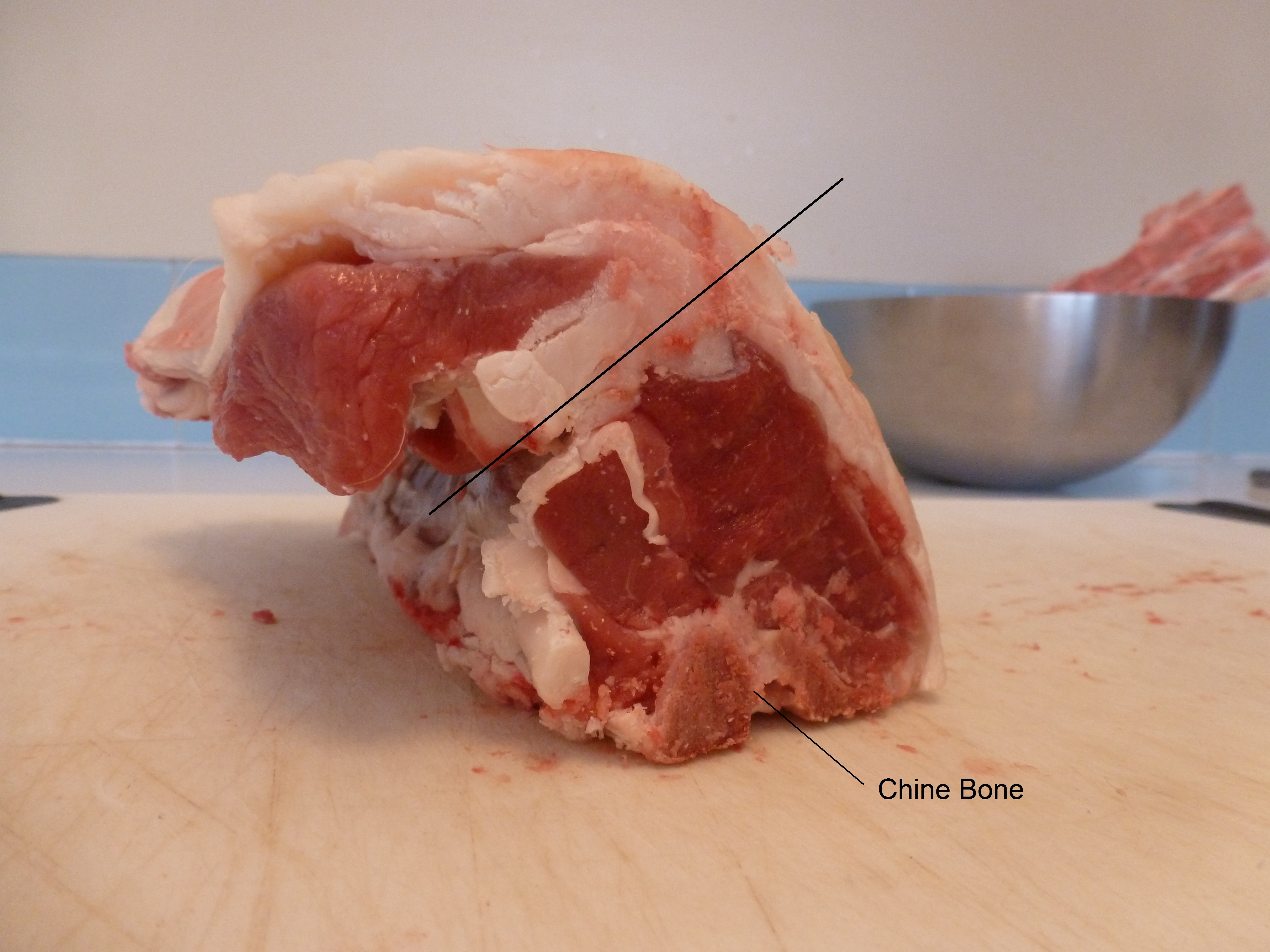 Cross-section of the loin subprimal