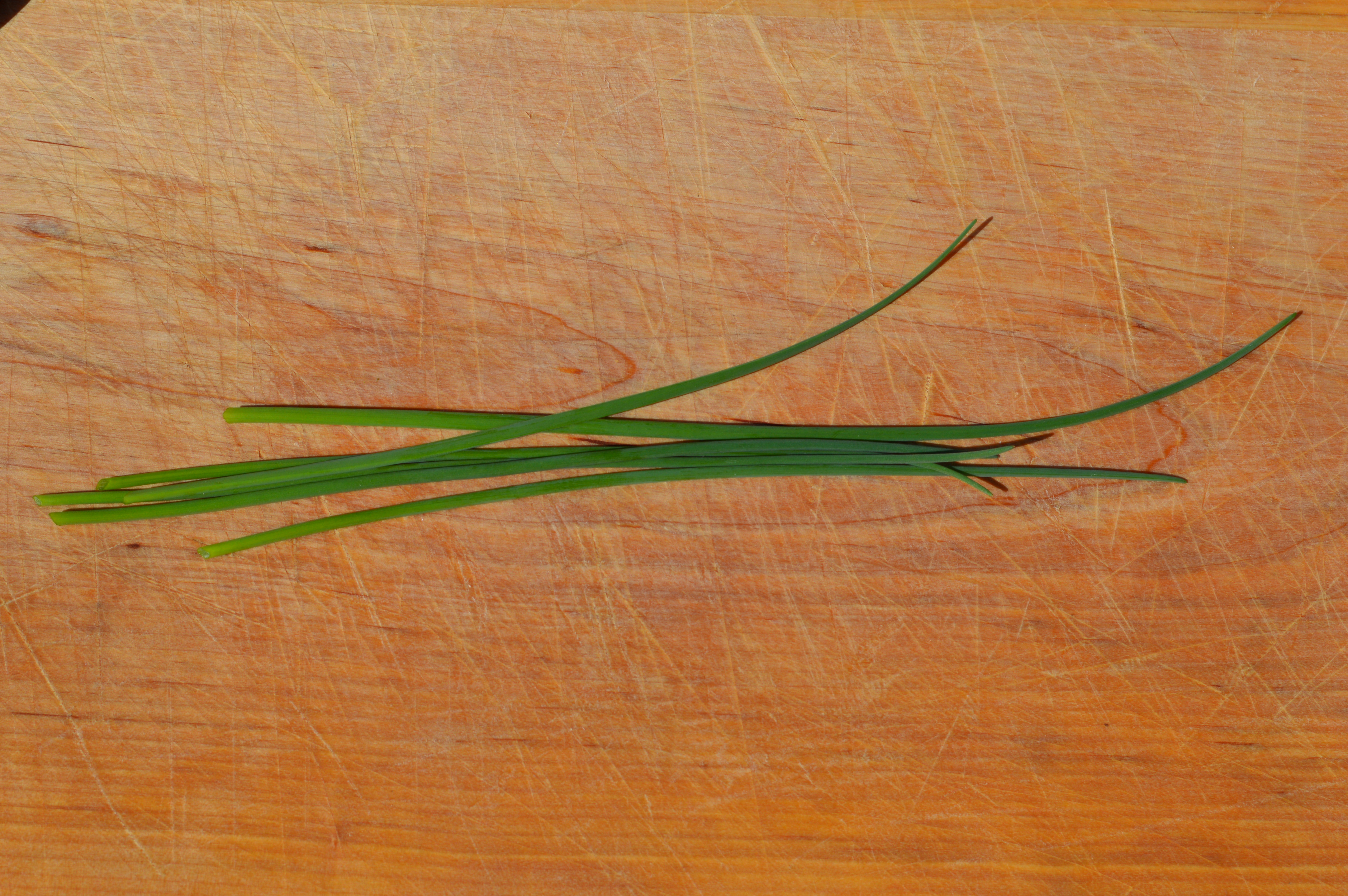 Whole chive stalks